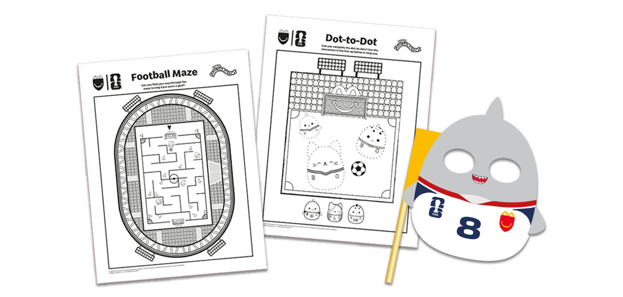Happy Meal® Activity sheets