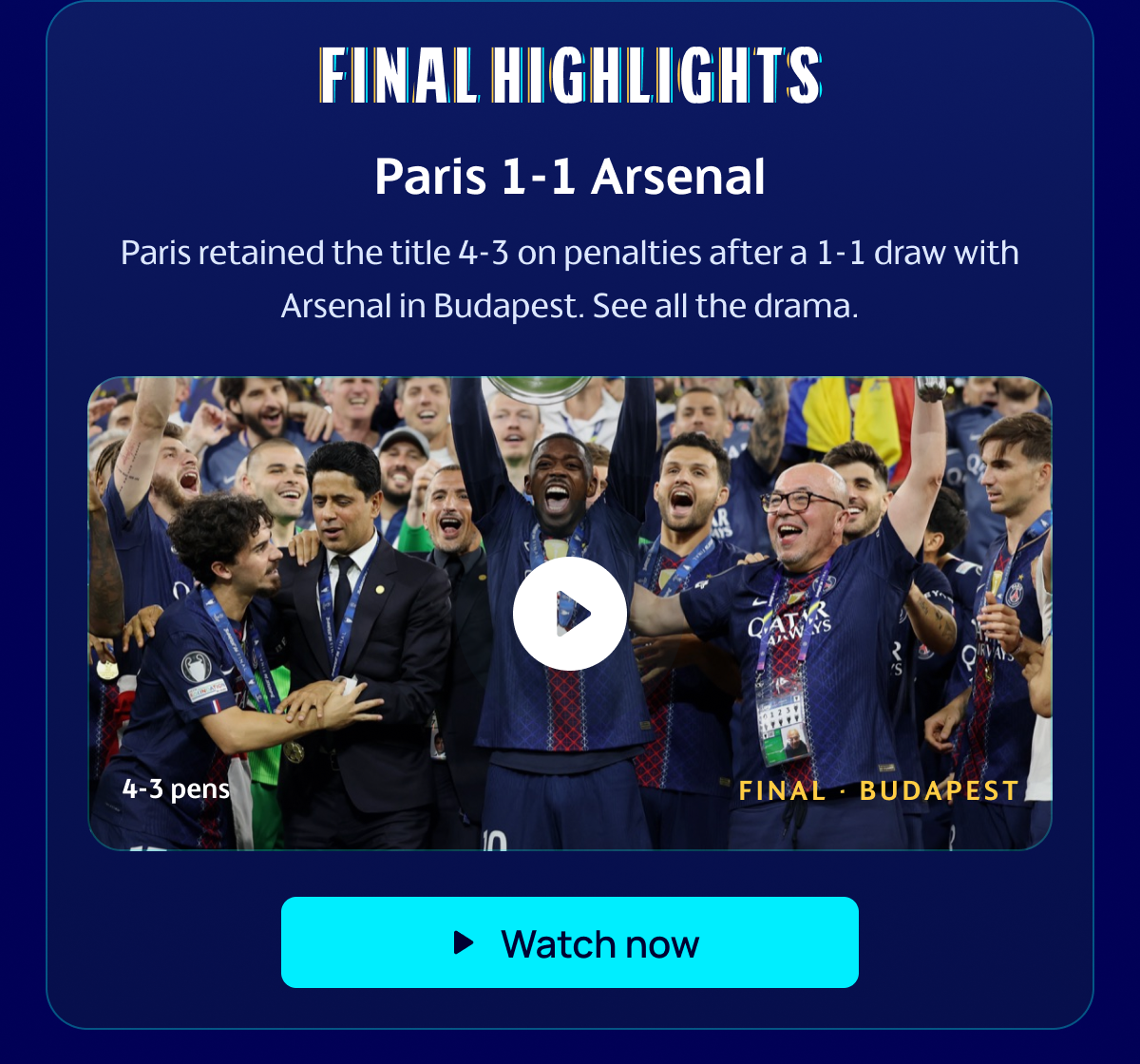 Final highlights