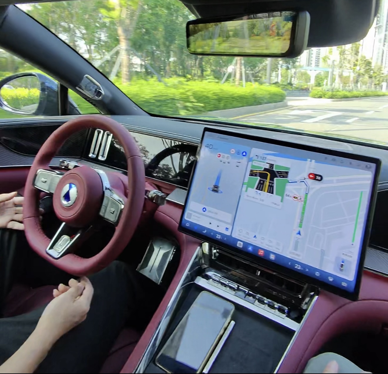 Self-driving Denza Z9 GT in China