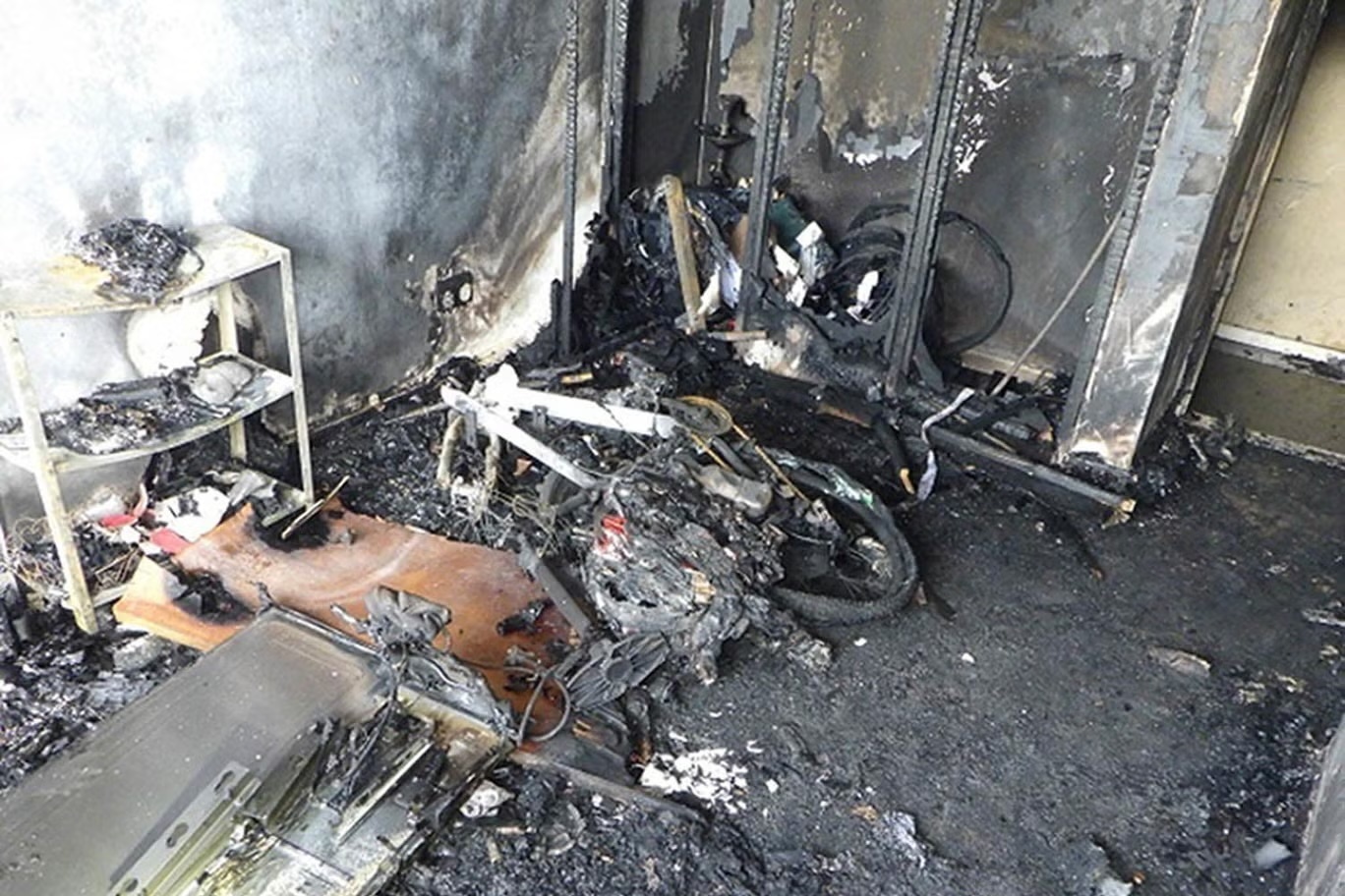 Battery fire