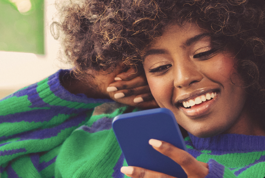 Connector browsing answers on mobile phone