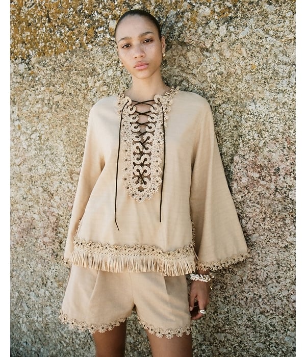 MAURIA wears ZIMMERMANN, TOHUM, LIE STUDIOS & SOPHIE BUHAI