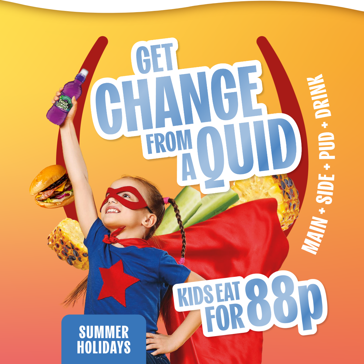 Kids eat for 88p