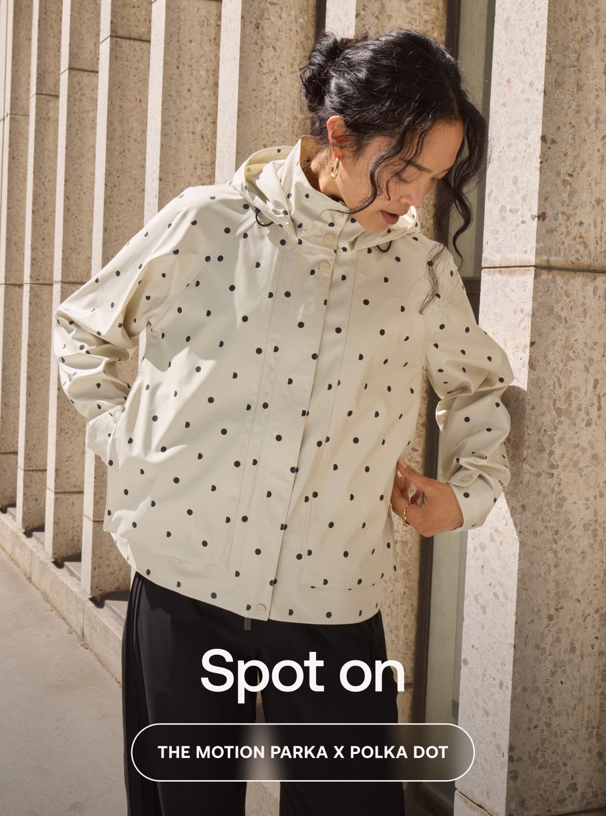 Spot on | The Motion Parka x Polka Dot