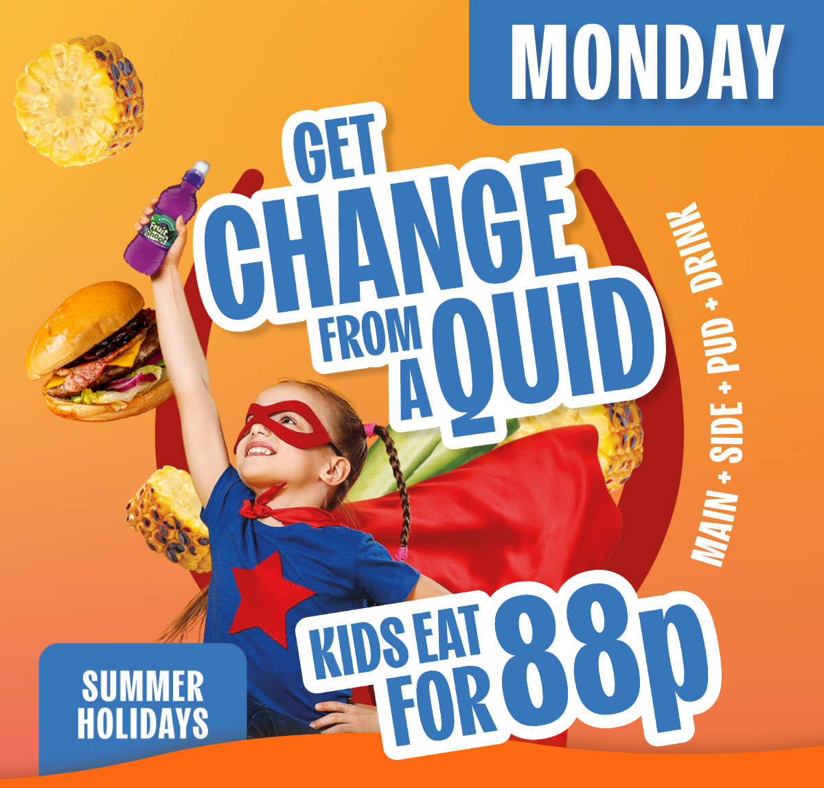 Kids eat for 88p