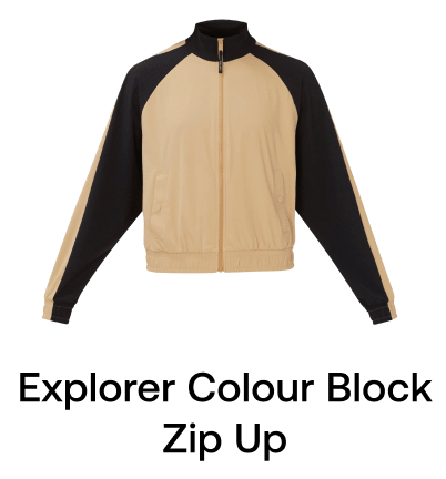 Explorer Colour Block Zip Up