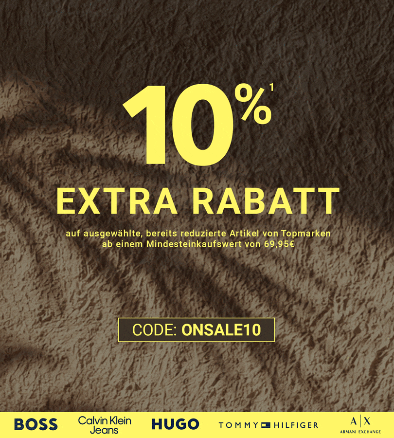 10% extra Rabatt auf ausgewählte Sale-Artikel 