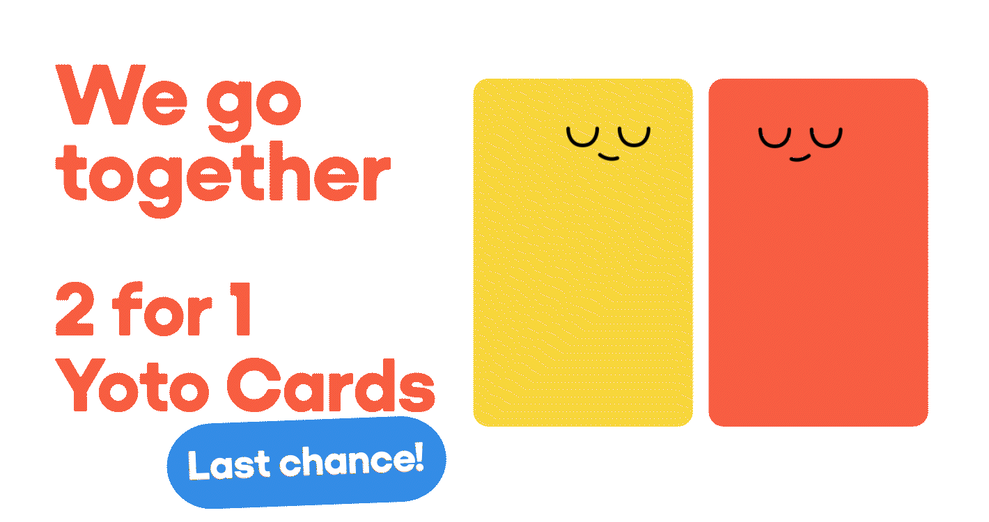 Last chance: 2 for 1 Yoto Cards