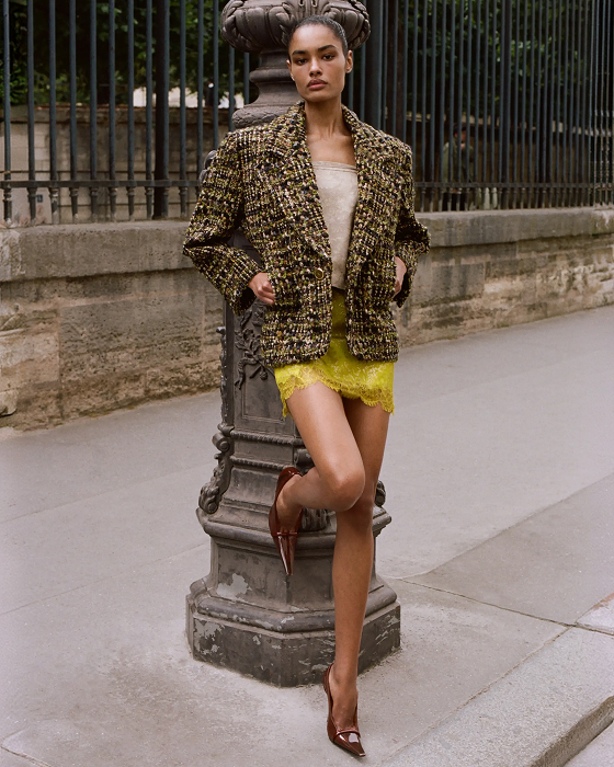 ANA wears SAINT LAURENT