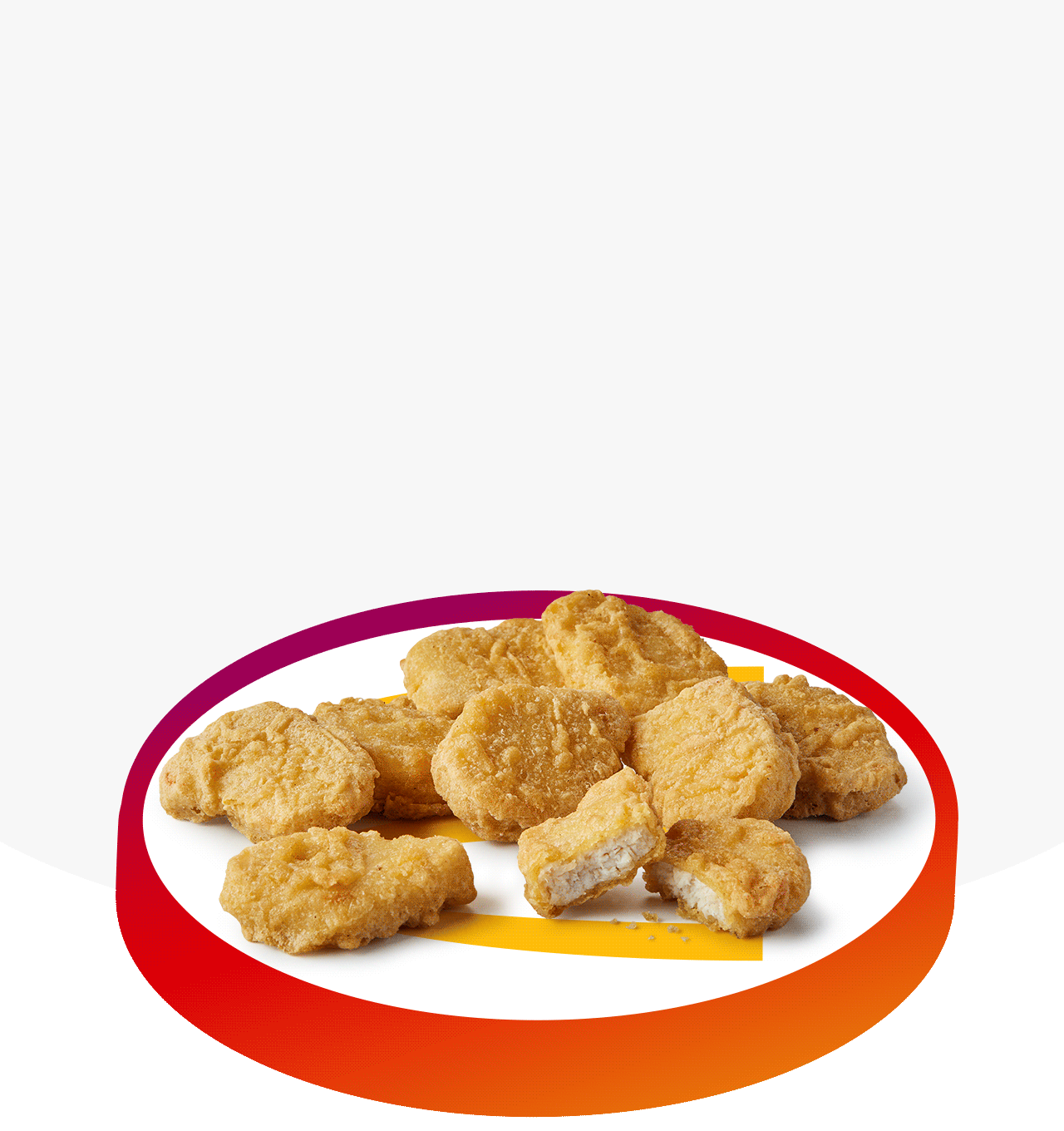 9 delicious McDonald's McNuggets, bold text reads 'Tomorrow's exclusive deal, £1.99 9 McNuggets'