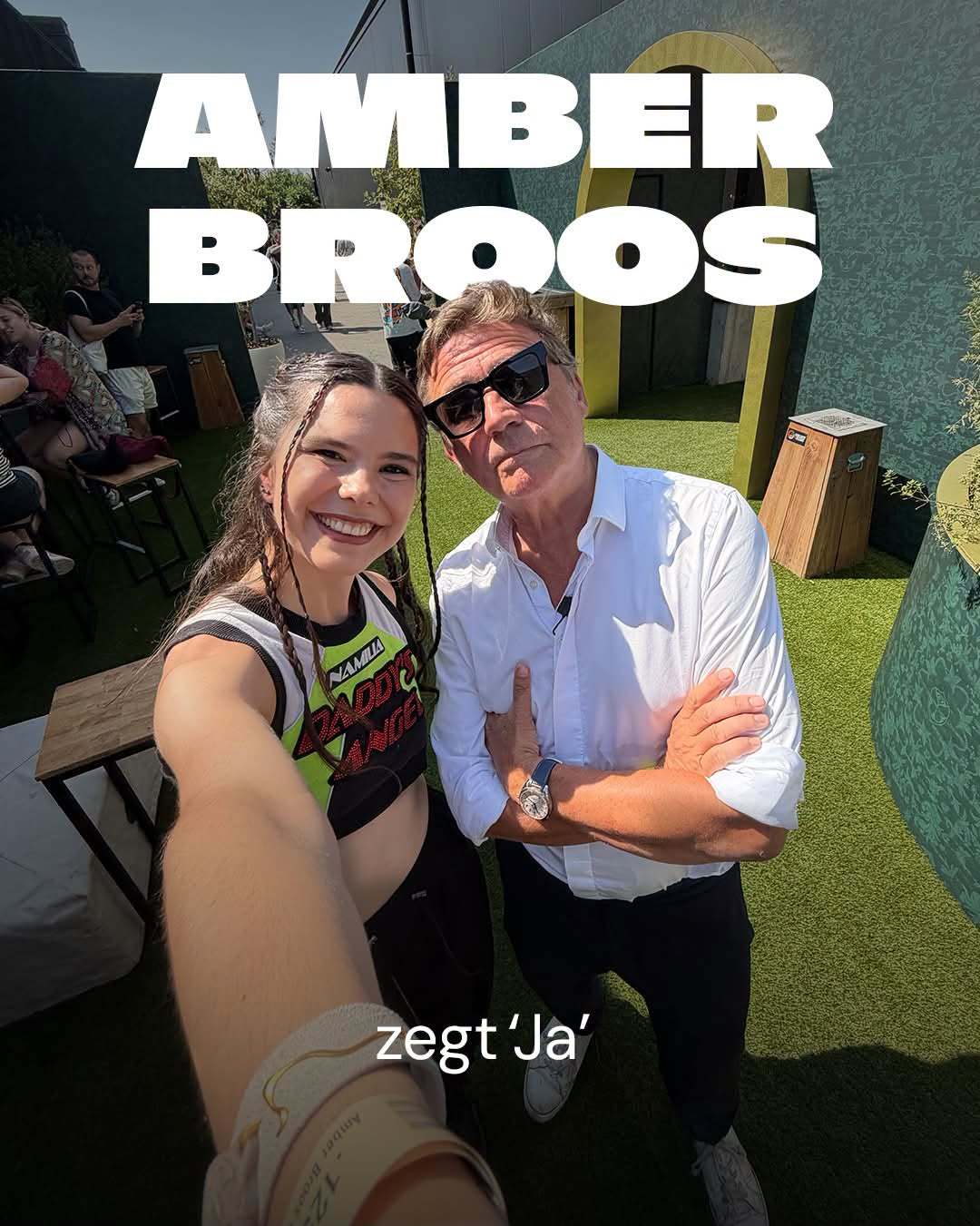 Amber Broos zegt 'Ja'