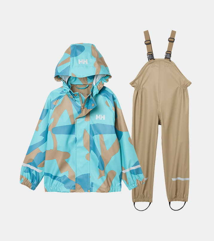 Kids' Bergen 2.0 PU Rain Set AOP