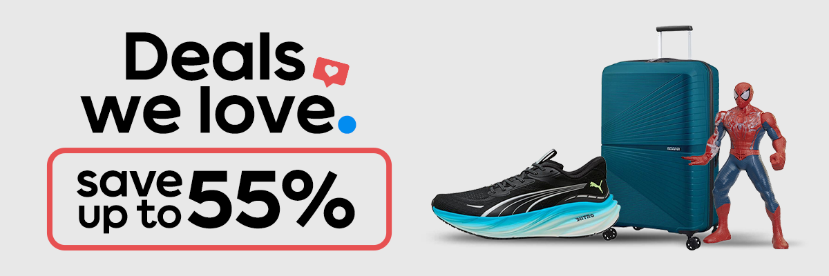 Deals we love | Save up to 55%
