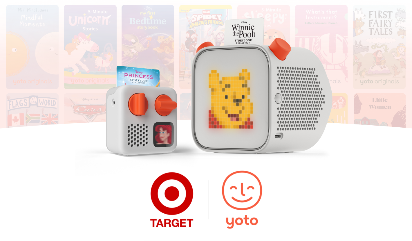 Find Yoto in the toy aisle at Target