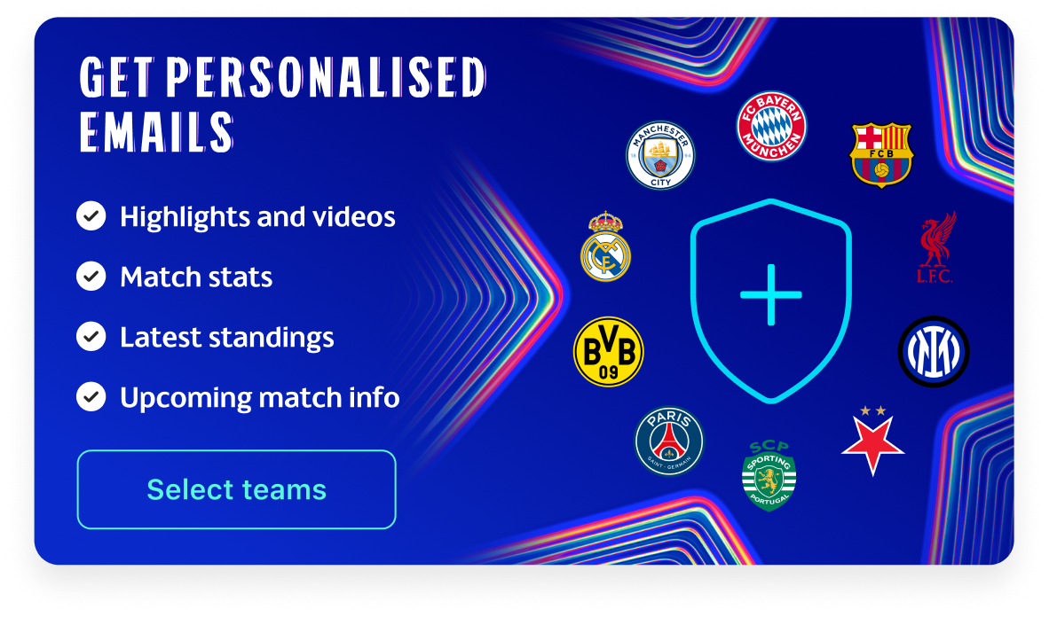 Get personalised emails