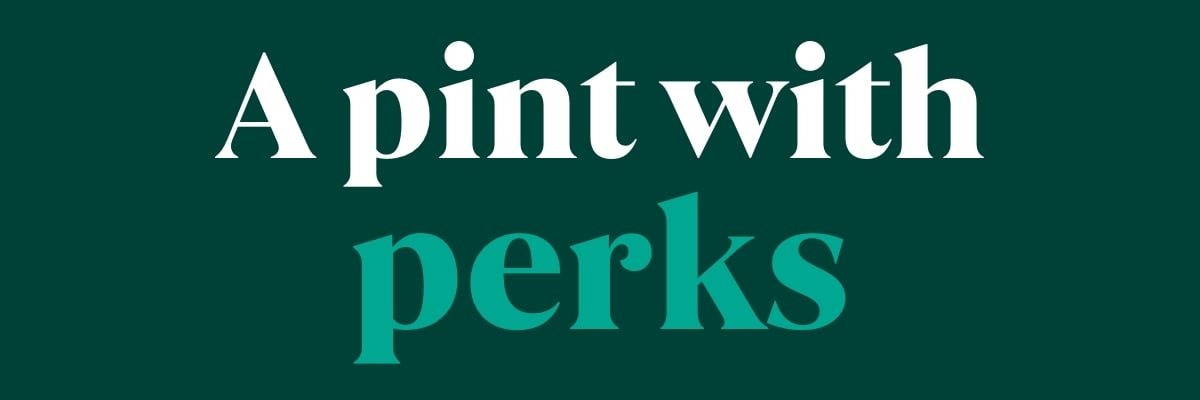A pint with perks
