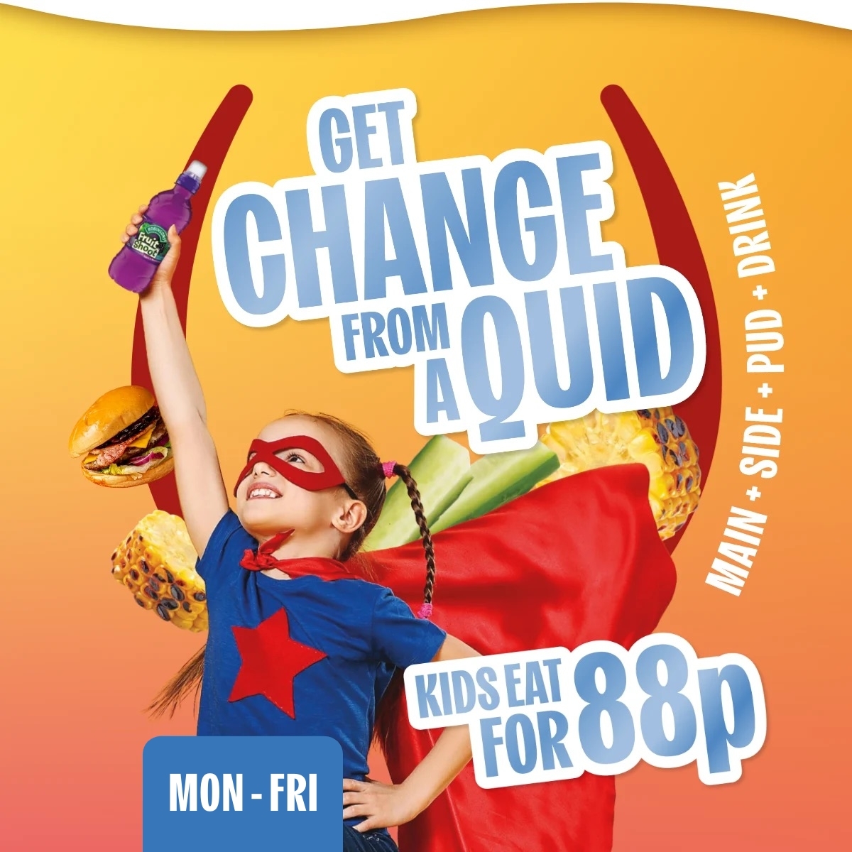 Kids eat for 88p