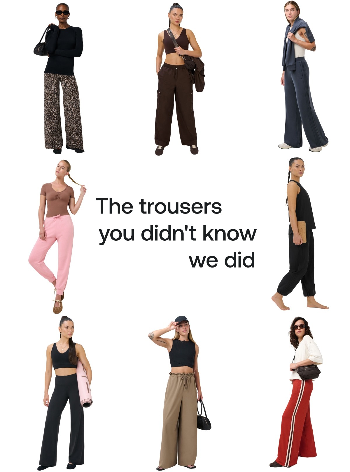 The trousers you didn't know we did