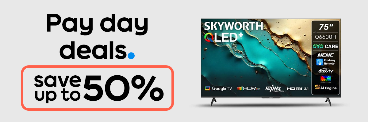 Pay day deals | Save up to 50%