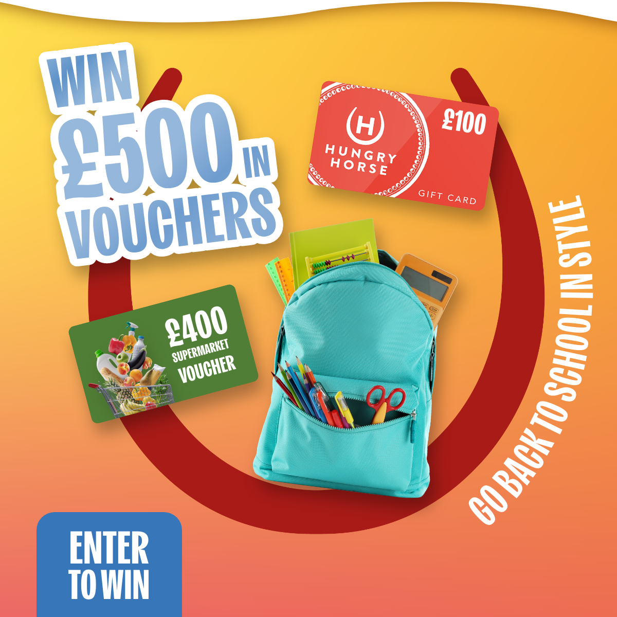 Win £500 in Back to School vouchers!