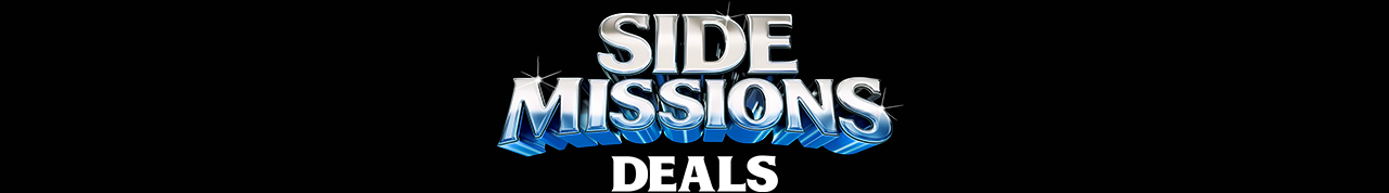 Bold text reads SIDE MISSIONS DEALS