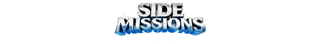 Bold text reads SIDE MISSIONS DEALS