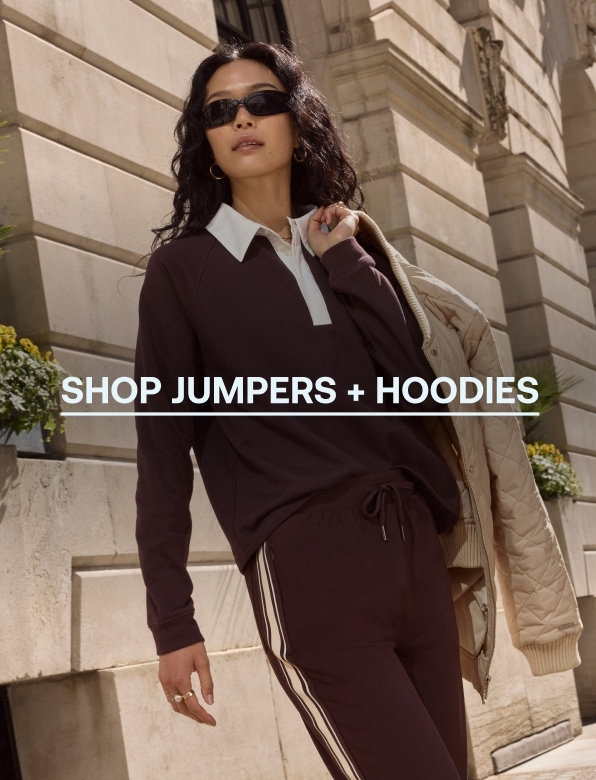 SHOP JUMPERS + HOODIES