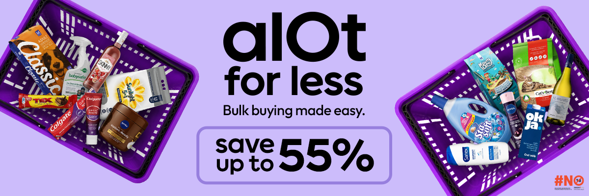 Alot for less | Up to 55%