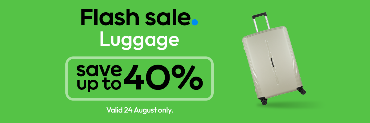Luggage flash sale | Up to 40%