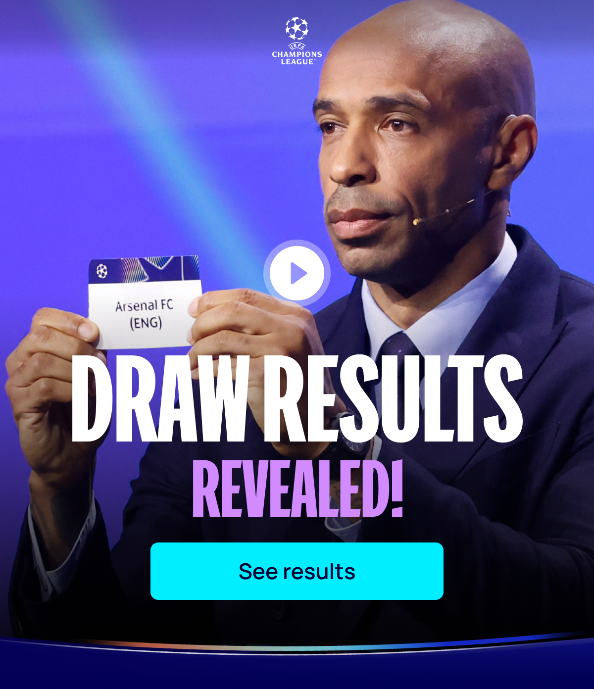 Draw results revealed