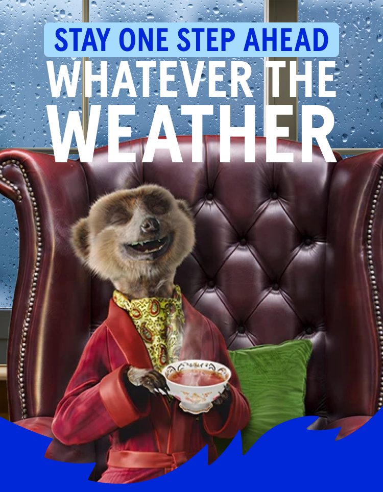 Stay one step ahead, whatever the weather