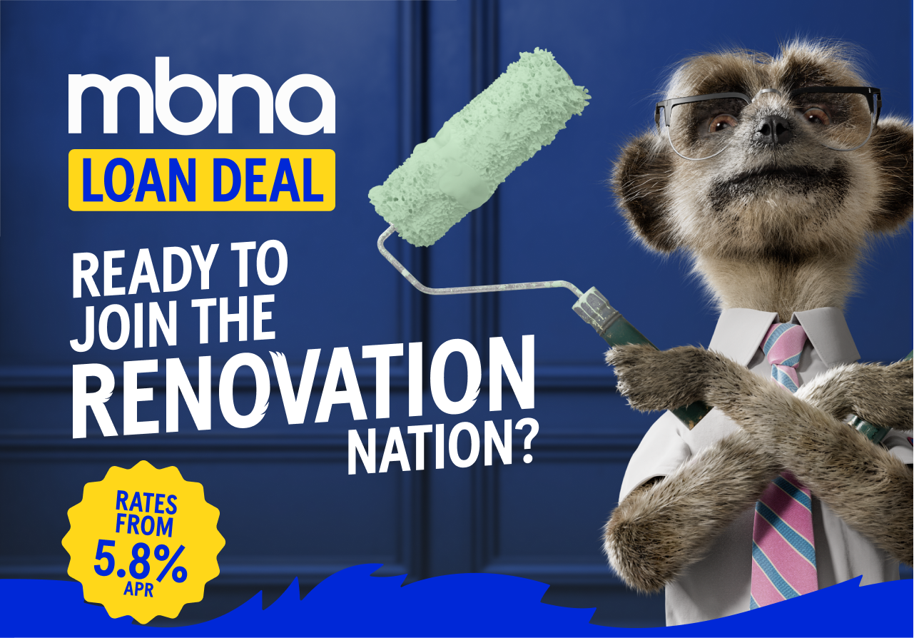 MBNA Loan. Rates from 5.8% APR.