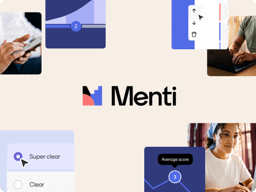 Menti Live, Menti Form, and Menti Pulse working together