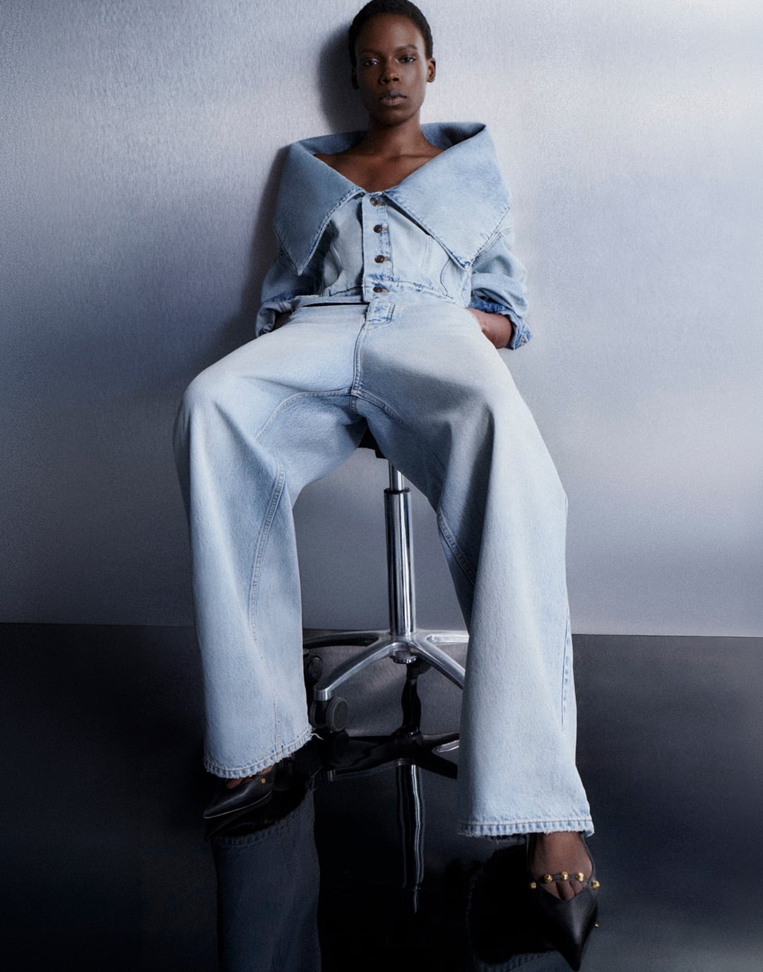 Head-to-toe looks in bleached-out washes give denim ultra-fresh appeal