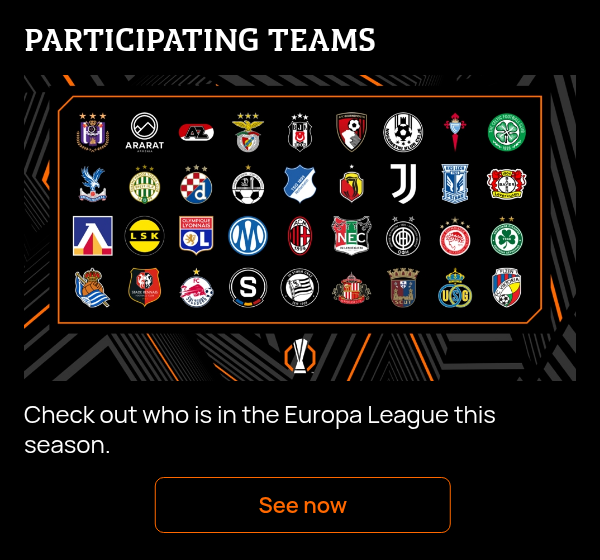 Europa League participating teams