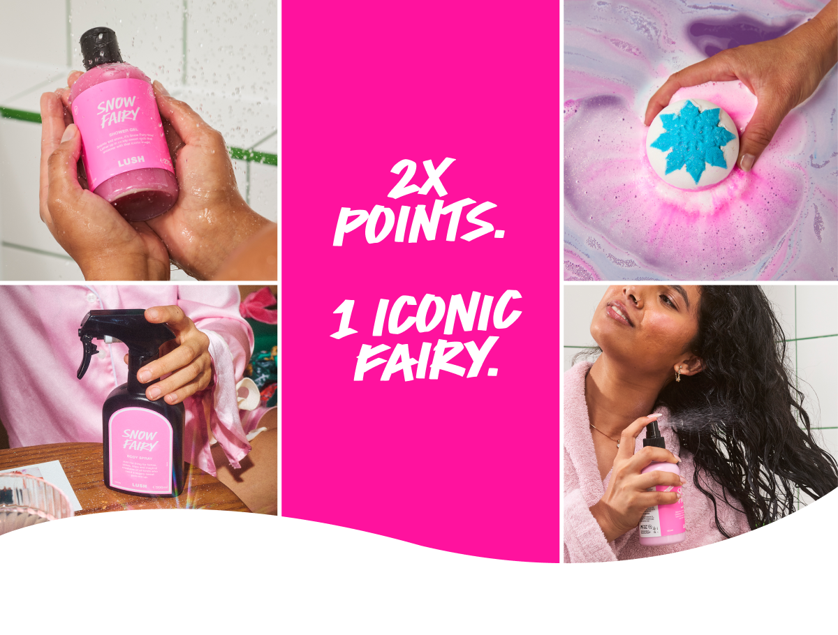 Text: 2x points, 1 iconic fairy 