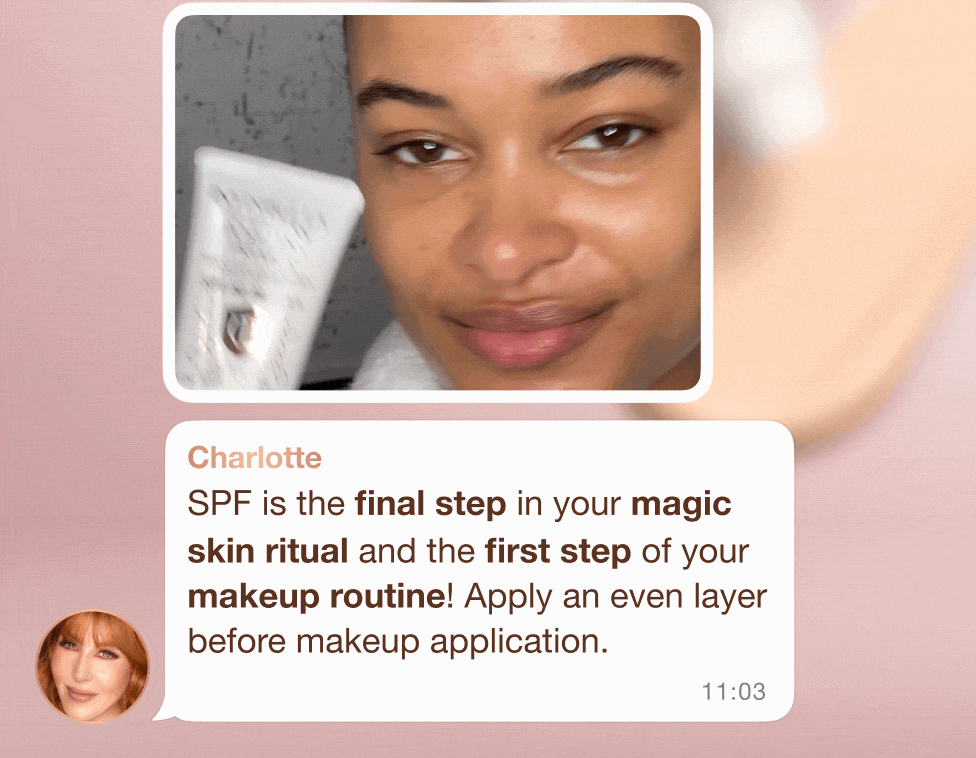 SPF is the final step in your magic skin ritual and the first step of your makeup routine! 