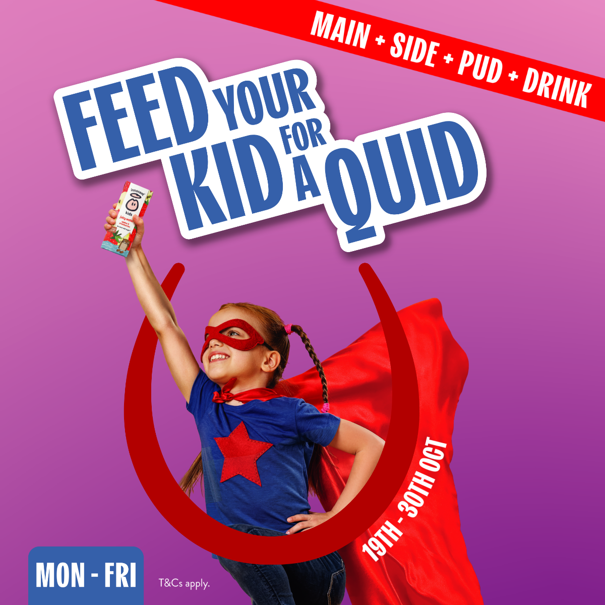 Kids eat for a quid!