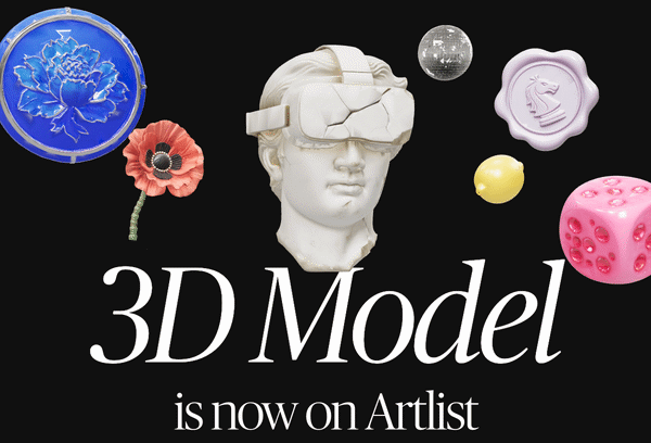 3D Model is now on Artlist