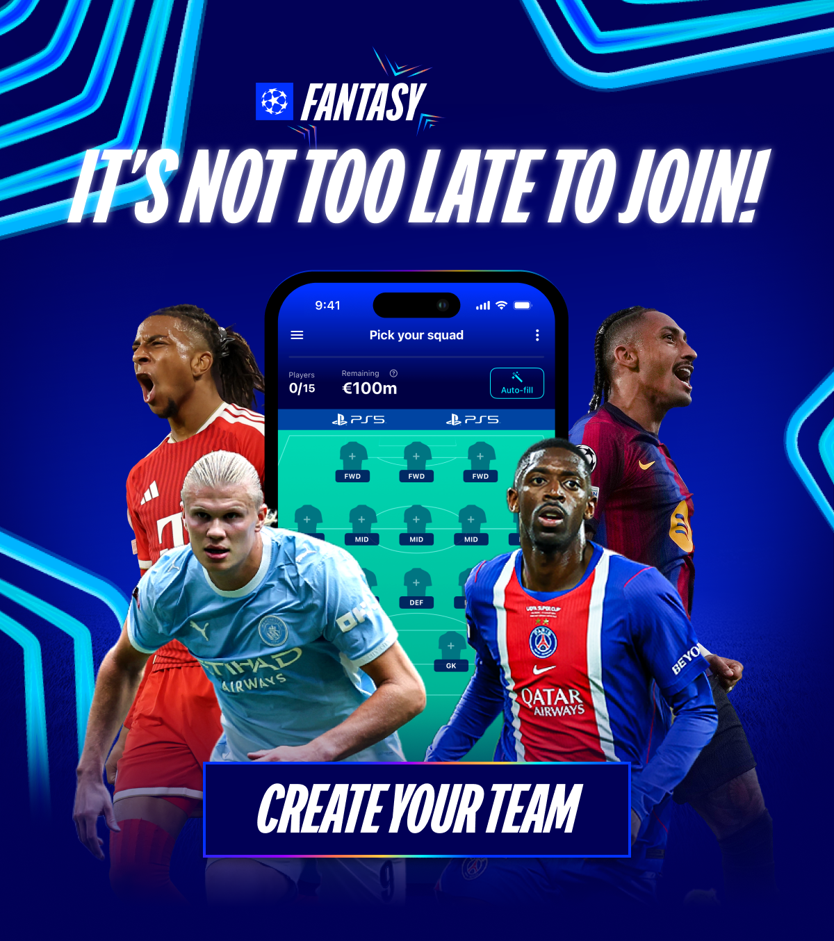Create your team