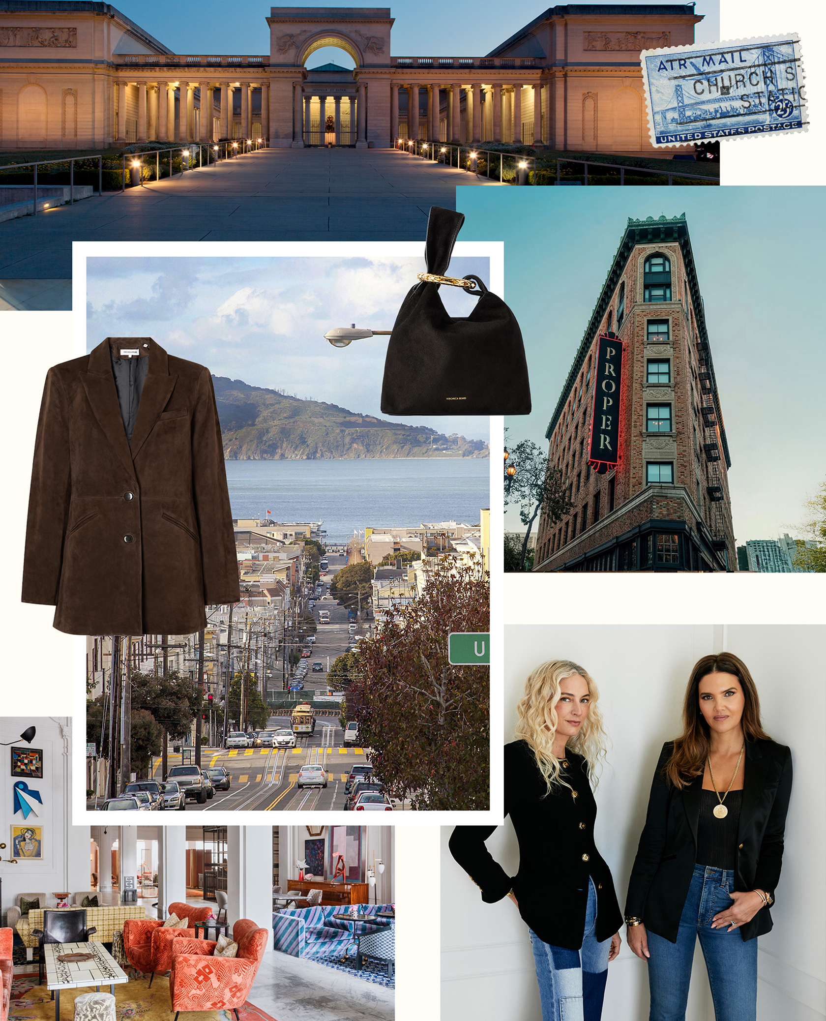 PORTER Postcard: Veronica Beard In San Francisco