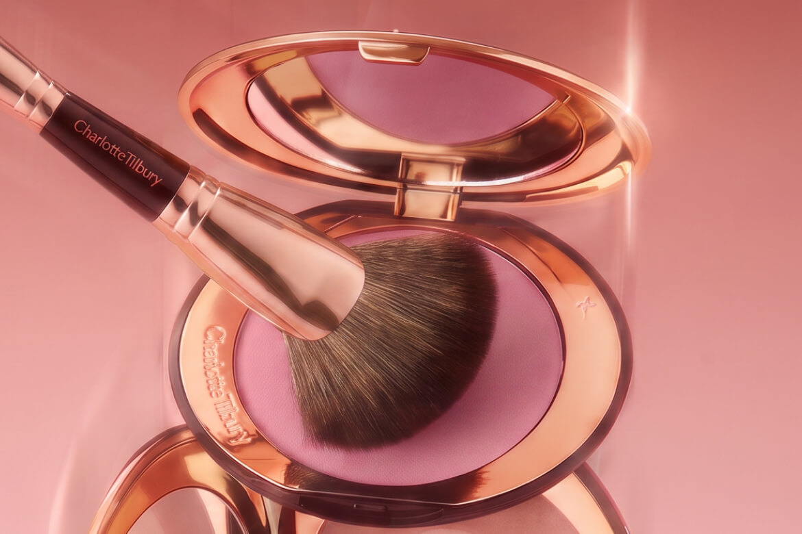 AIRBRUSH FLAWLESS EASY SOFT BLUR BRONZER + BLUSHER BRUSH