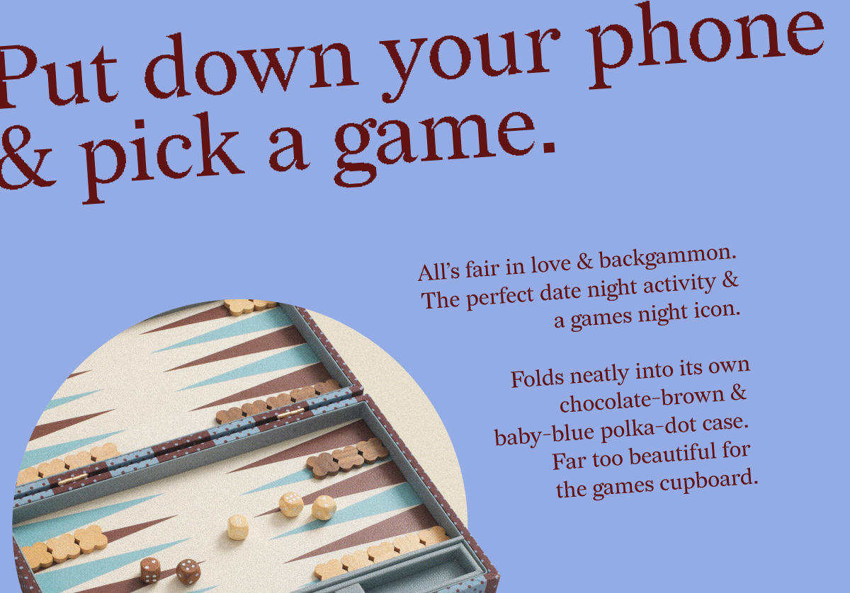 Put down your phone & pick a game.
