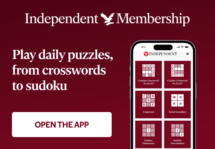 Play puzzles in the Independent app