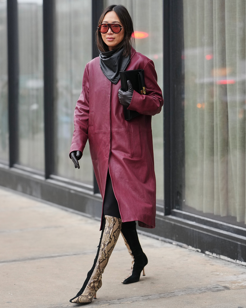 Knee-high boots