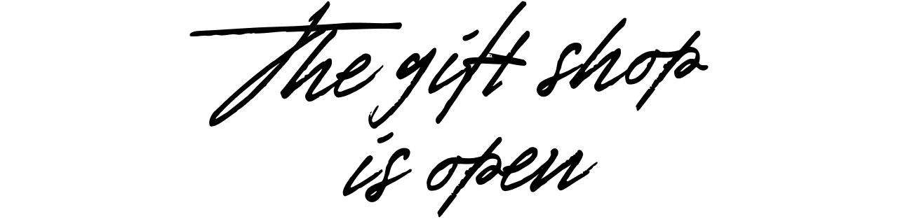 The gift shop is open