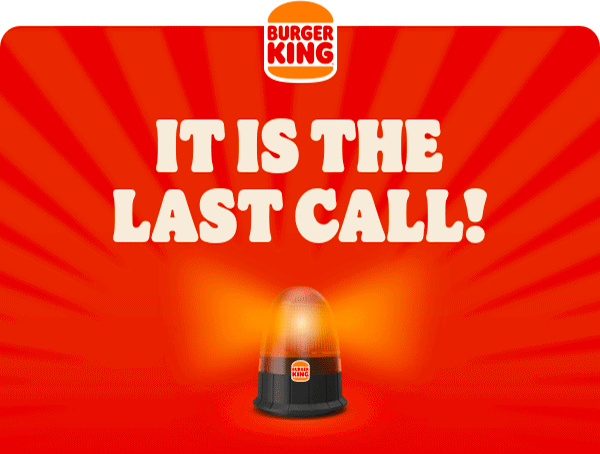 It is the last call!