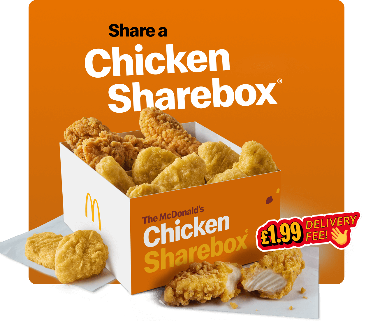 Share a Chicken Sharebox® | £1.99 delivery fee!