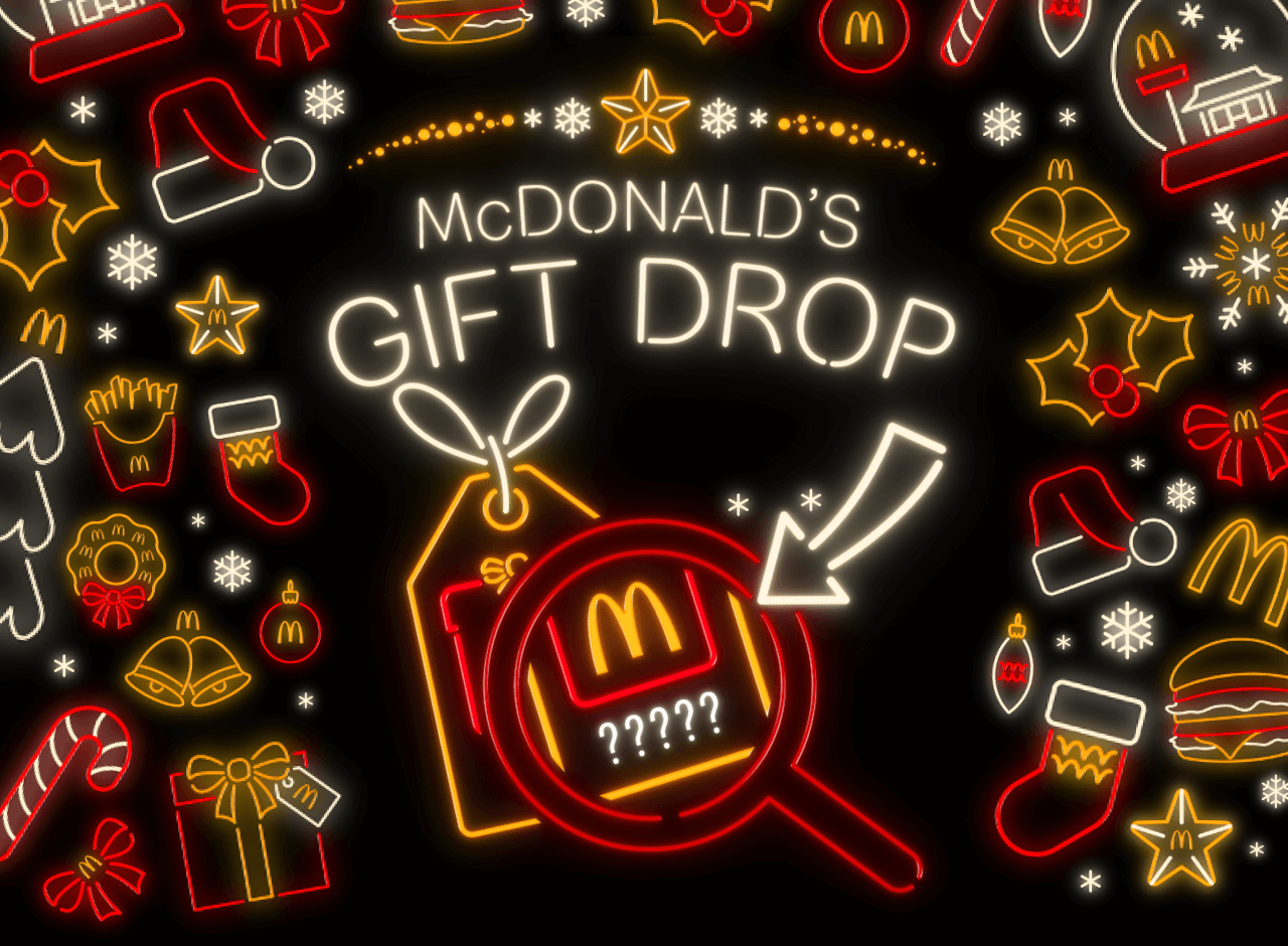 McDonald's gift drop