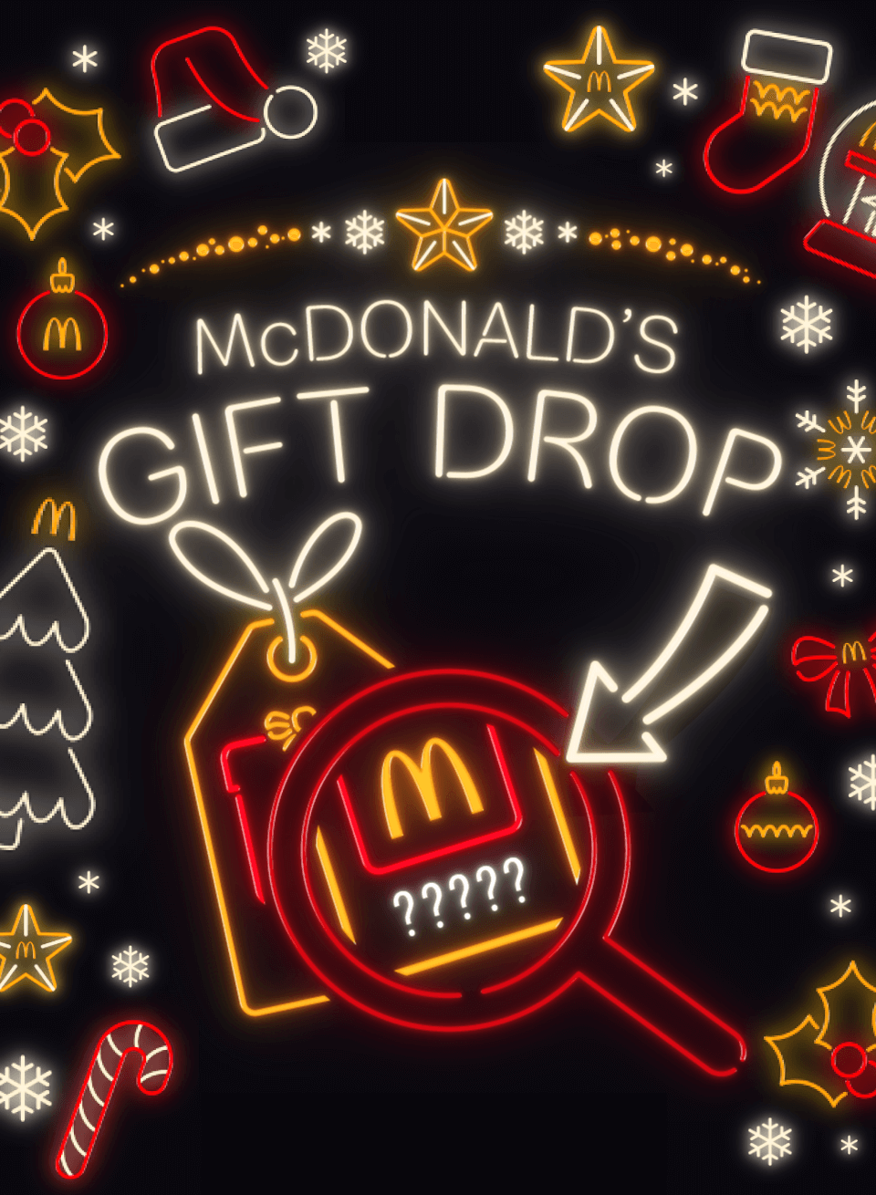 McDonald's gift drop